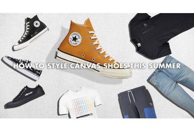 Canvas shoes style store