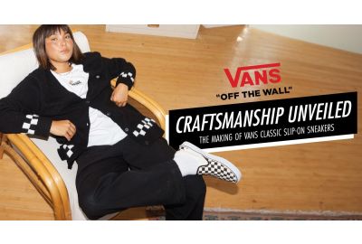 Craftsmanship Unveiled: The Making of Vans Classic Slip-On Sneakers