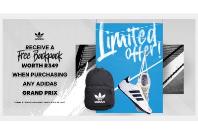 adidas x Grand Prix– Free adidas Backpack - Gift with Purchase