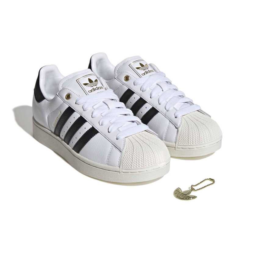adidas Superstar II Shoes Mens White/Black | Side Step