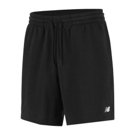 New Balance Essentials French Terry Mens Shorts Black Side Step