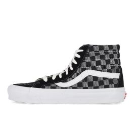 Vans Sk8 Hi 38 DX Sneaker Mens Checkered Black White