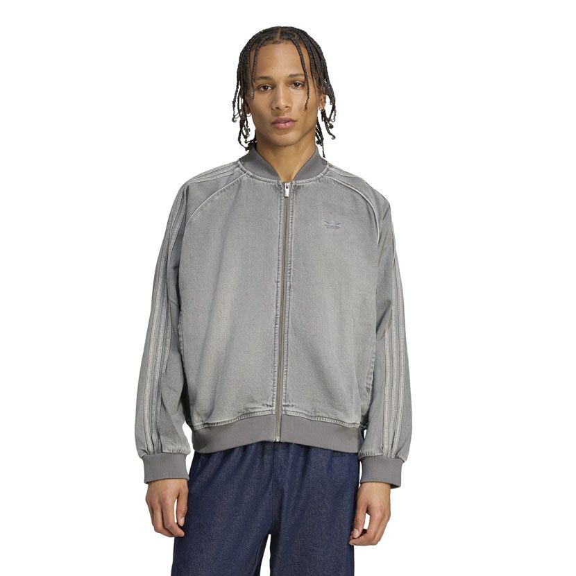 adidas Originals SST Adicolor Loose Jacket Mens Light Denim Side