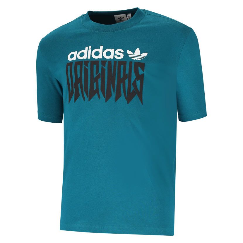 teal adidas shirt