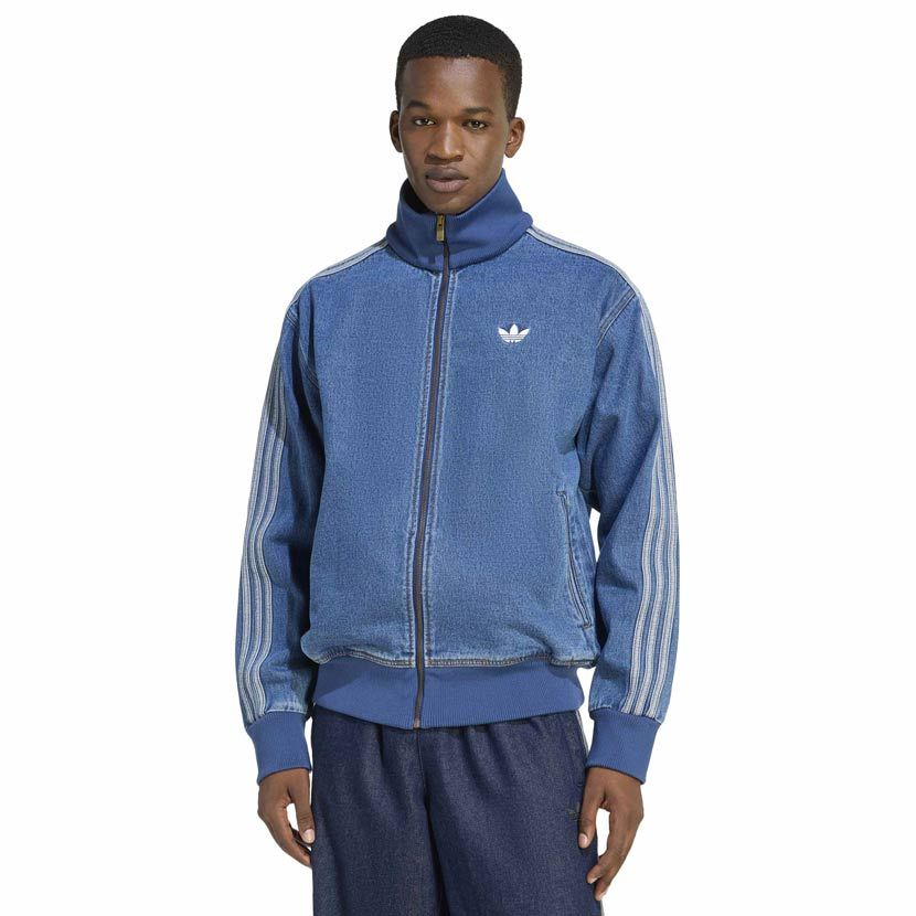 adidas Originals AdiColour Denim Firebird Tracktop Mens Vintage