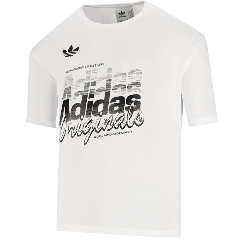 adidas Originals Snipes T-Shirt Mens White/Black | Side Step