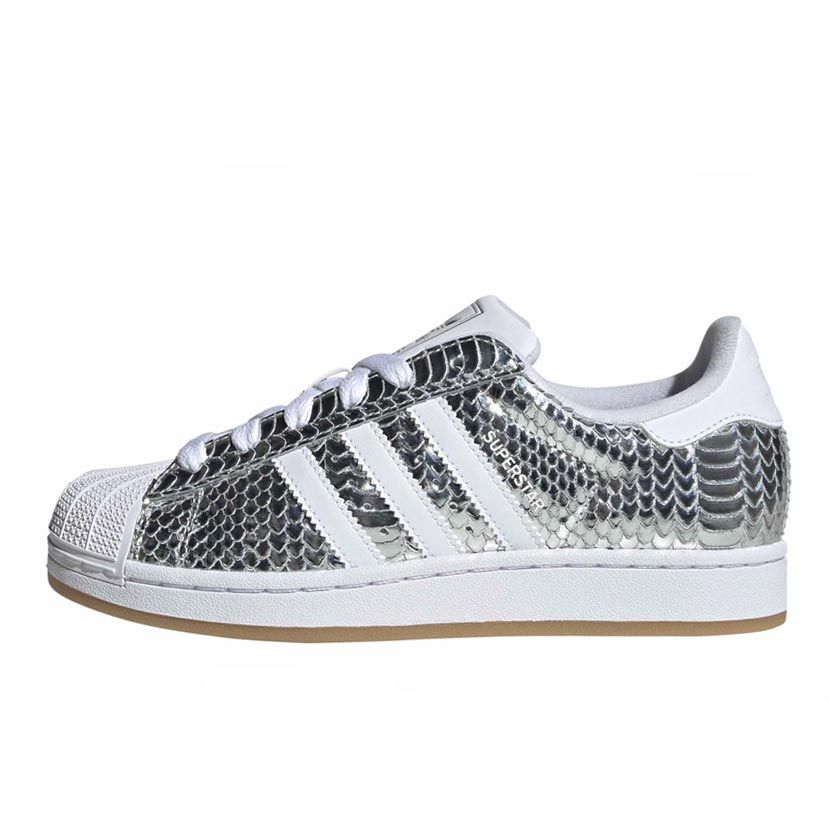 adidas Originals Superstar II Shoes Womens Silver/White/Grey