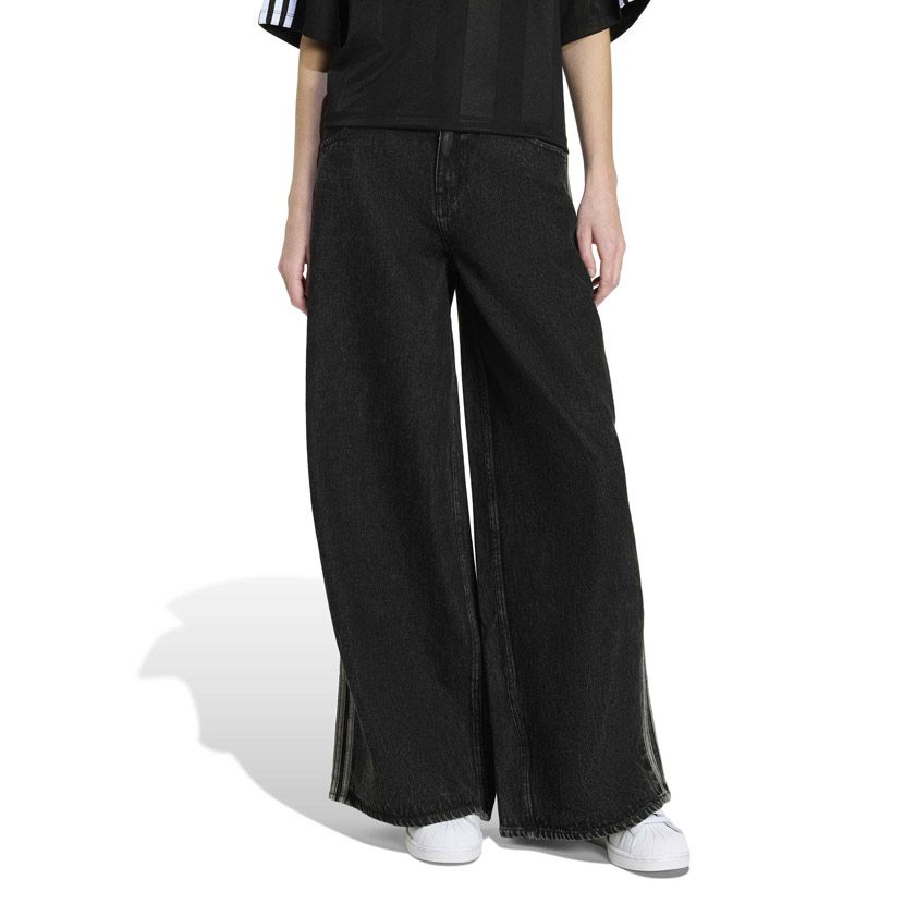 adidas Originals Firebird Adilenium Denim Track Pants Womens Blac