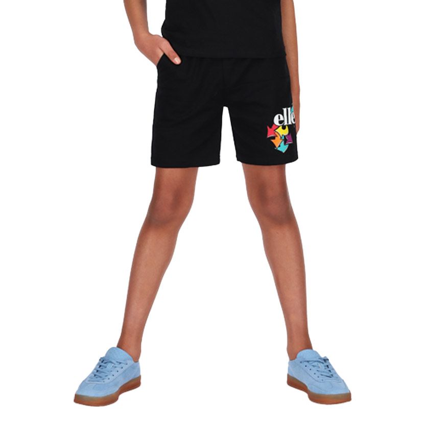 ellesse Graffiti Shorts Youth Black Side Step