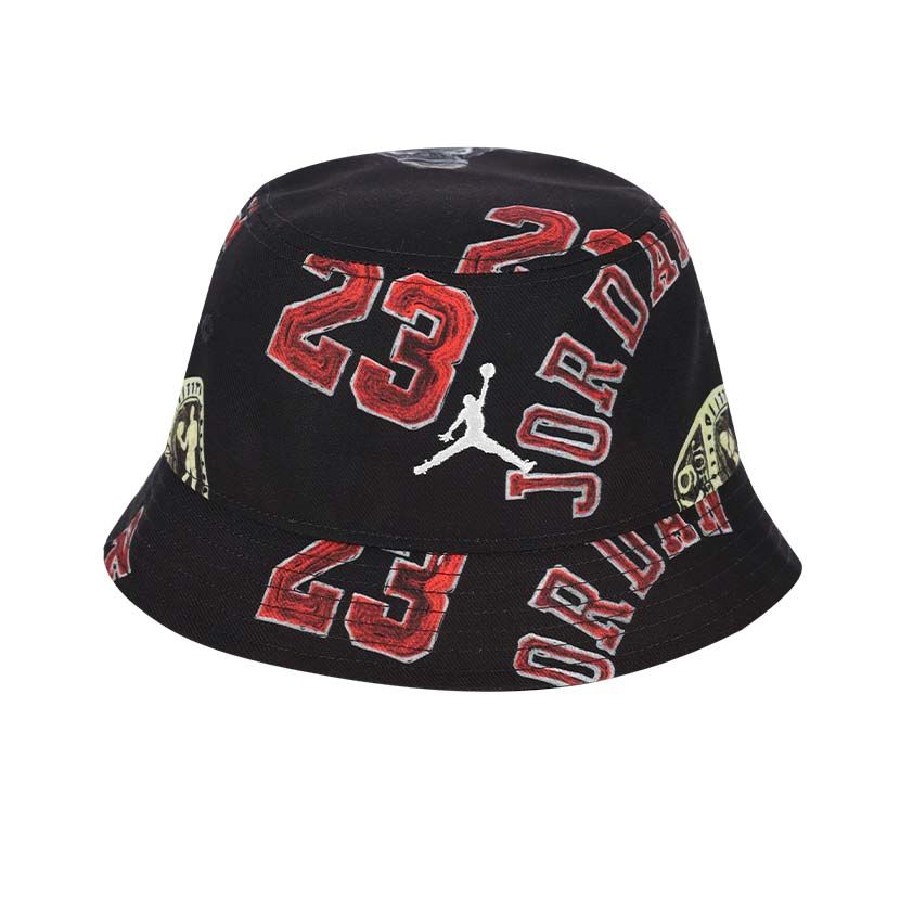 Air Jordan Icons Bucket Hat Black