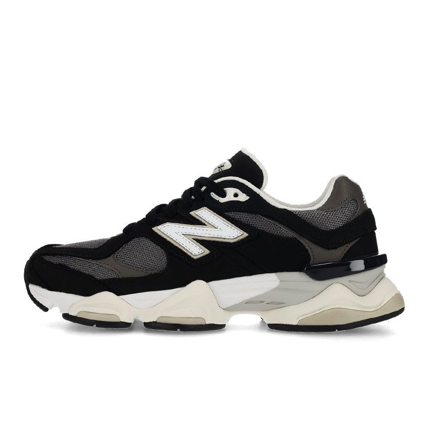 New Balance 9060 Shoes Mens Black/White | Side Step