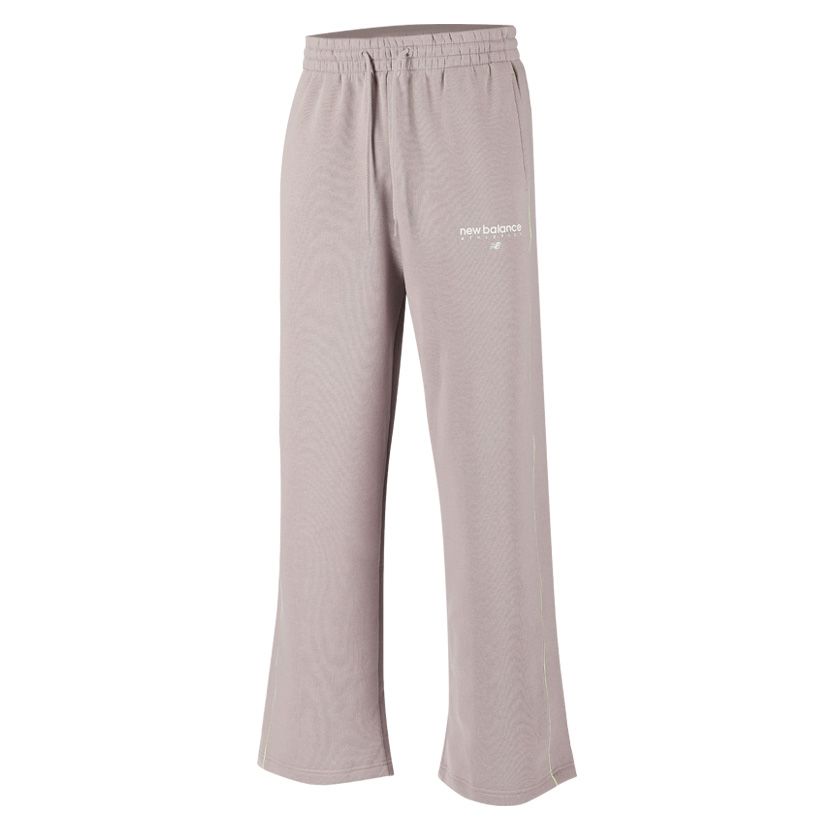 New Balance Trackside Fleece Pants Mens Truffle Salt | Side Step