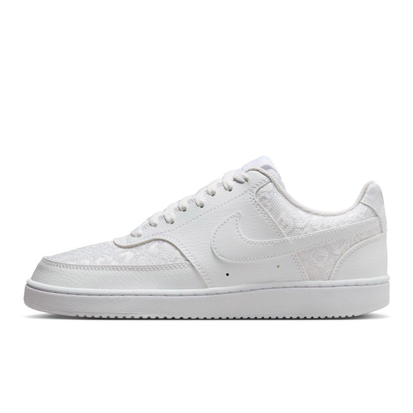 Nike Court Vision Low Shoes Womens Pattern White | Side Step