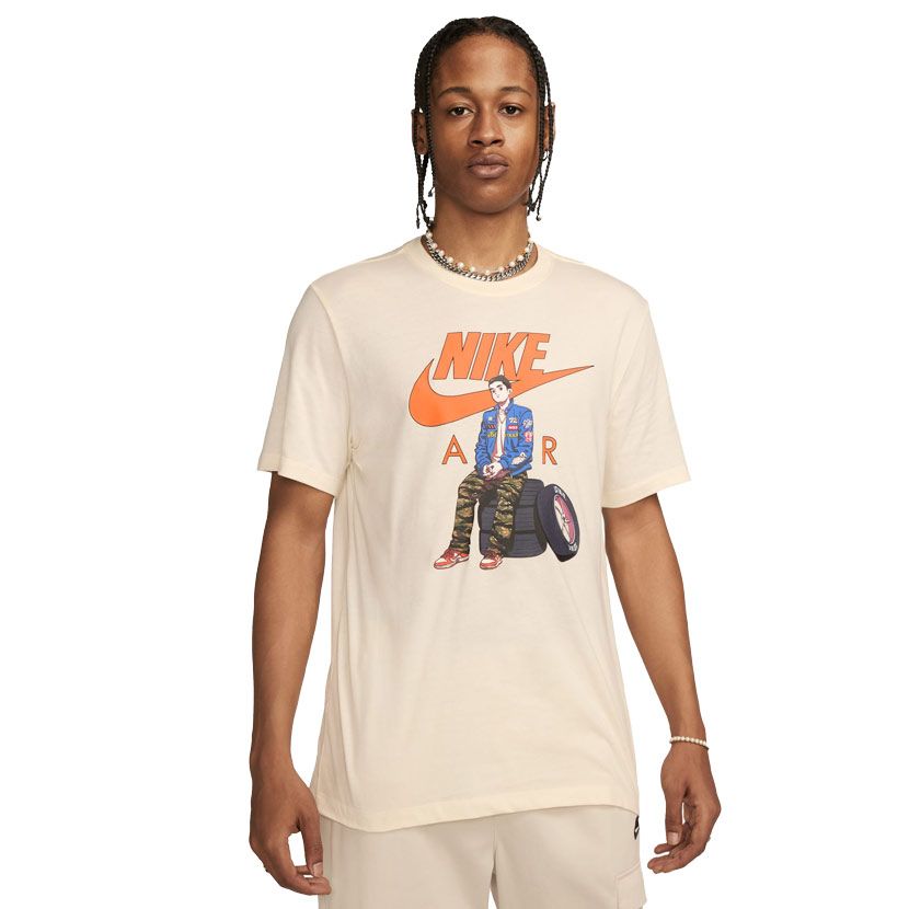 Nike Sportswear OC PK4 Mens T Shirt Pale Ivory