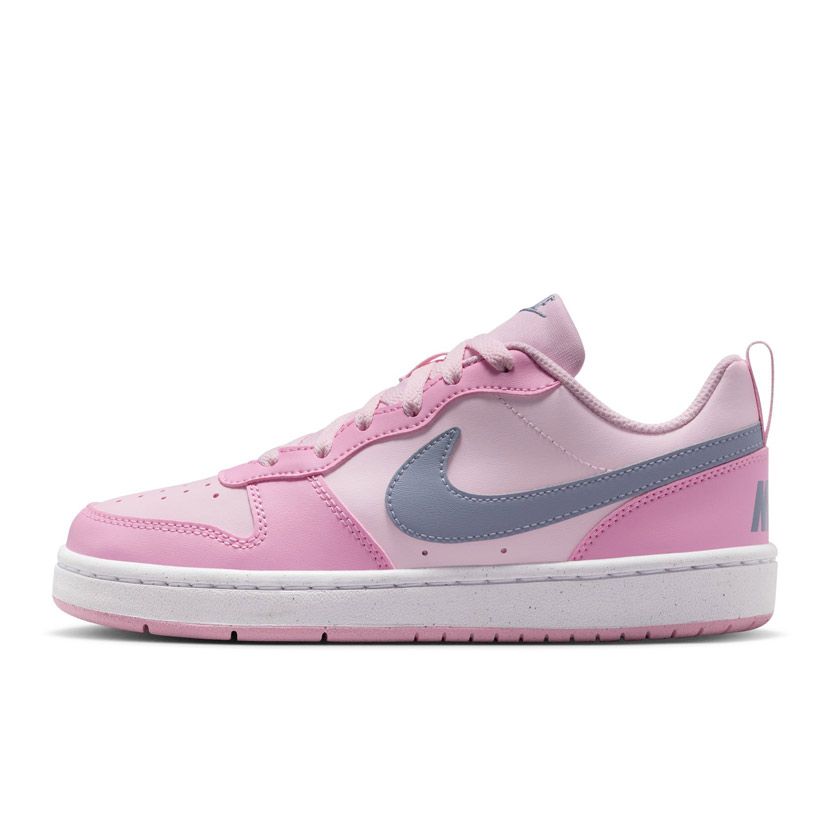 FTCフルーティーローズアクアコロン Nike Court Borough Low Recraft Shoes Youth Pink/Ash | Side Step