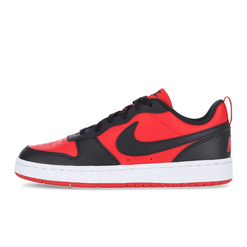 Nike Court Borough Low Recraft Older Kids' Shoes Red Side Step