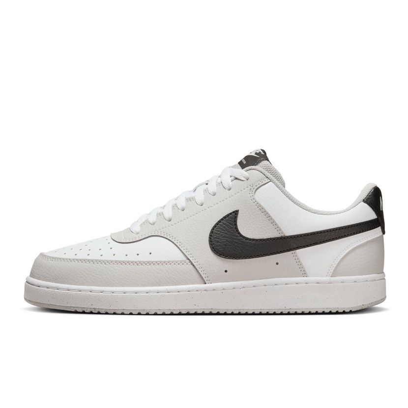 Nike Court Vision Low Shoes Mens Grey Fog/Black | Side Step