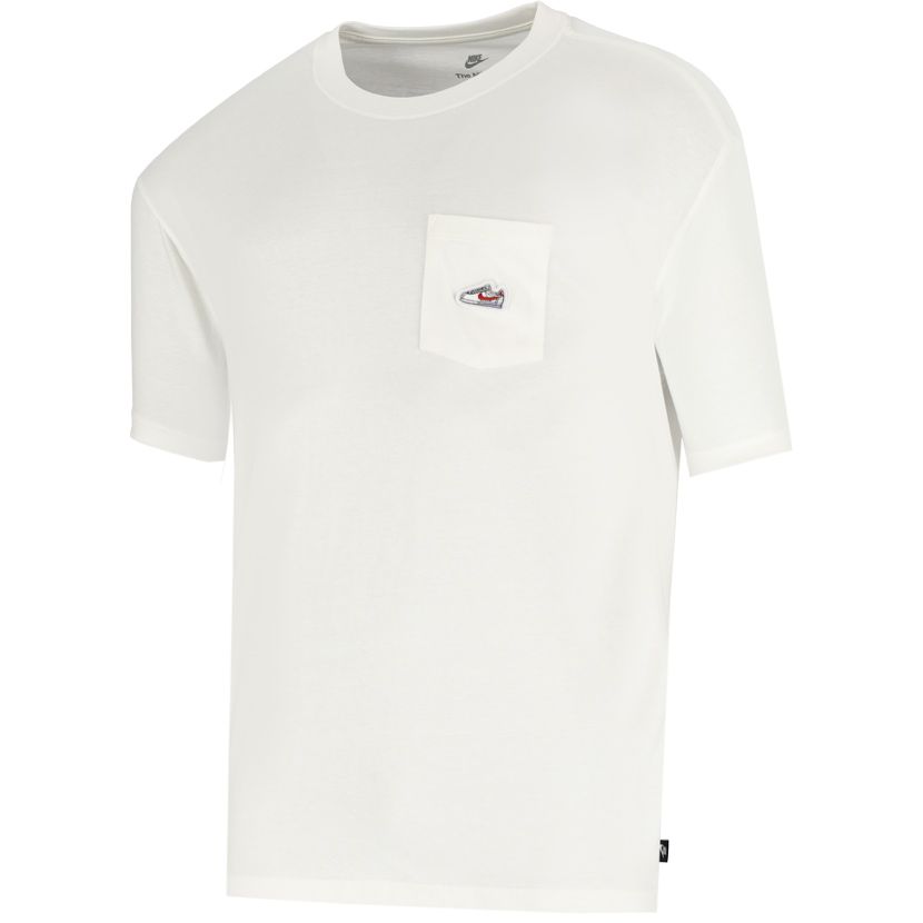 Nike Sportswear M90 Sneaker Patch T-Shirt Mens White Side Step
