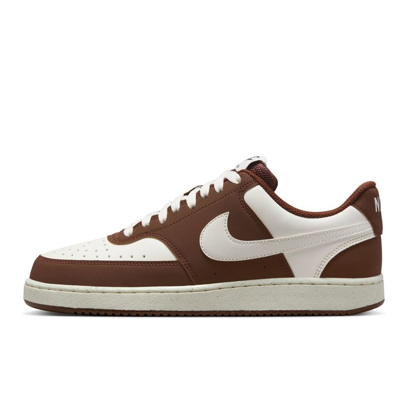 Nike Court Vision Low Shoes Womens Sail/Cacao/Milk | Side Step