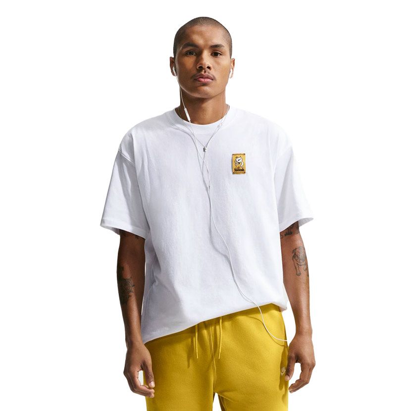 Nike Sportwear LSE Cafe Swoosh Van T-Shirt Mens White | Side Step