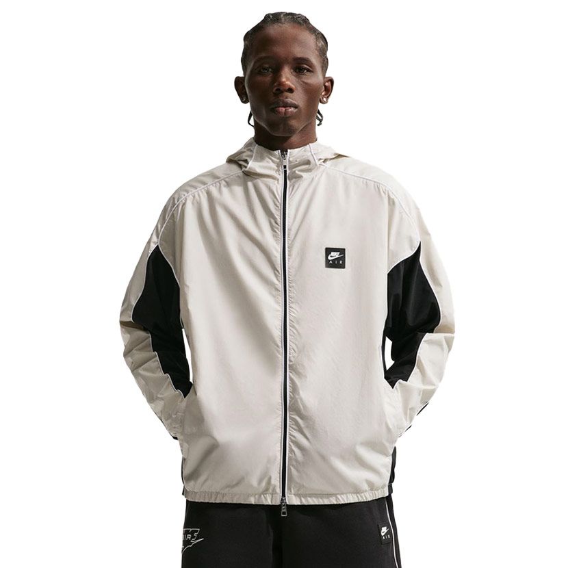 nike black white grey jacket