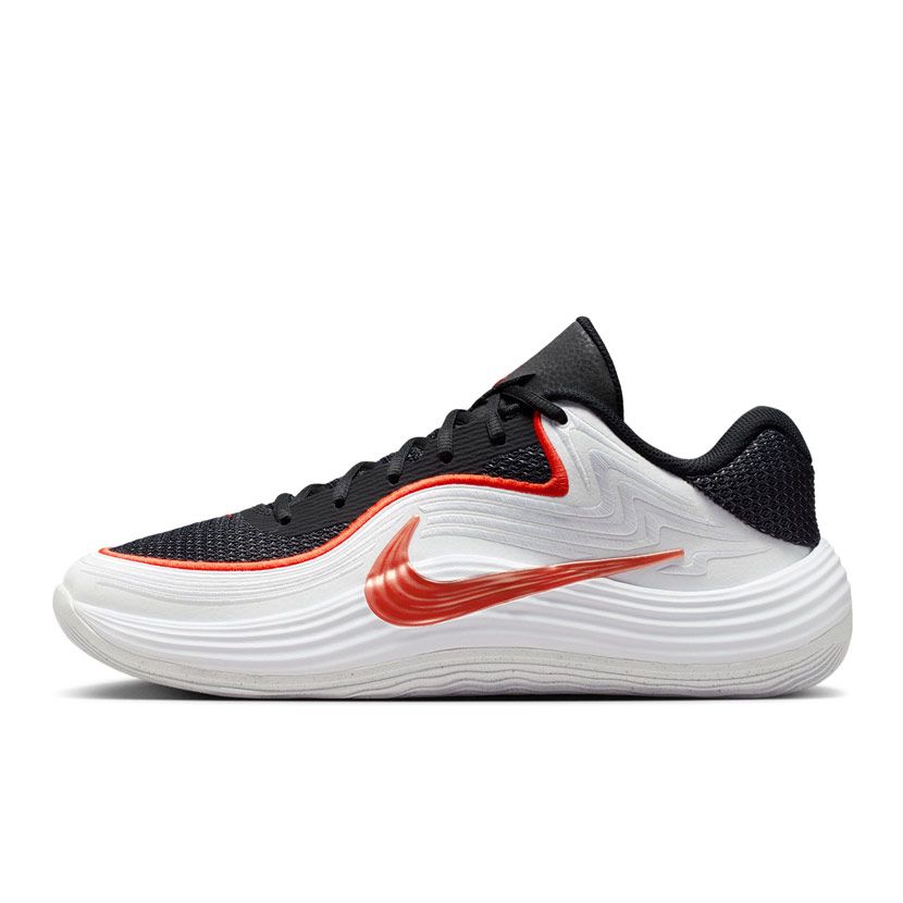 Nike Precision 8 Low Basketball Shoes Mens Black/Red/White | Side Step