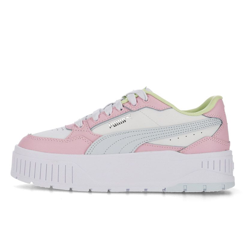Puma Karmen II Idol Shoes Youth White/Silver/Pink | Side Step