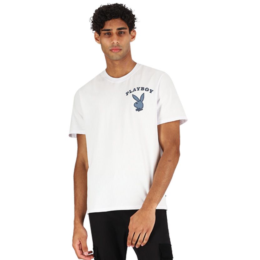 Playboy t shirt logo sale