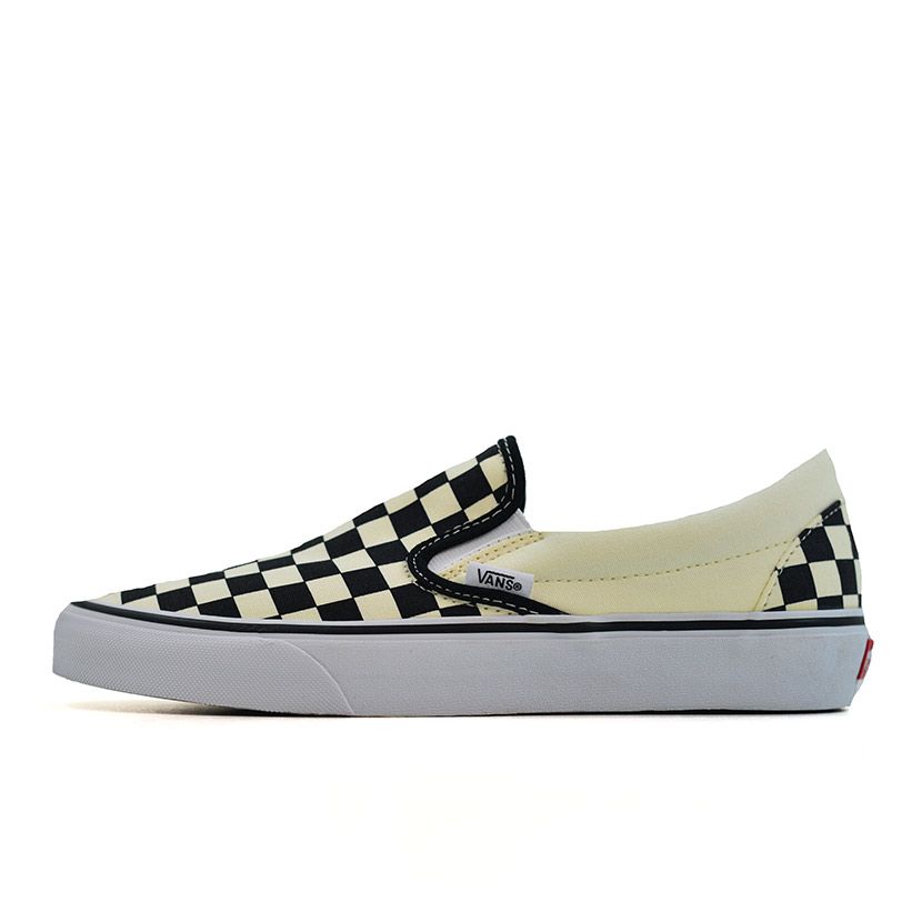 Sociale wetenschappen Scherm Broers en zussen Vans Classic Slip On Mens Black Checkboard