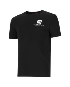 Shop The North Face Coordinates Short Sleeve T-shirt Mens Bold Black at Side Step Online