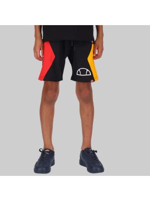 Shop ellesse Contrast Panel Leg Print Shorts Youth Black at Side Step Online