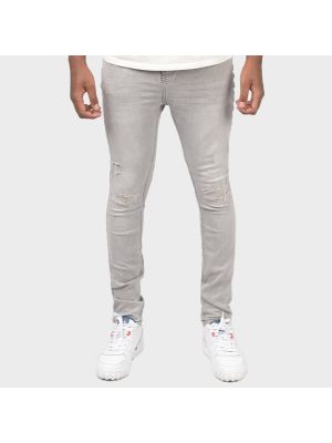 Shop Voltage Skinny Jeans Mens Grey at Side Step Online