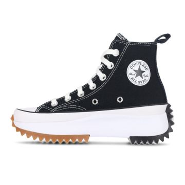 Converse Run Star Hike HI Platform Womens Shoes Black/White