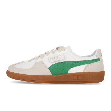 Puma Palermo Lth Mens Shoes White/Green Gum