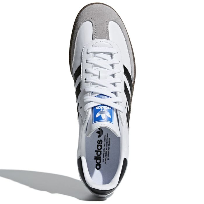adidas Samba OG Men's Shoes White/Black | Side Step