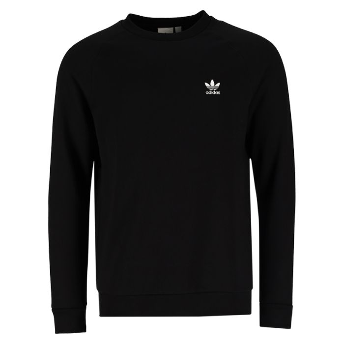 adidas Originals Trefoil Essentials Crew Sweatshirt Mens Black