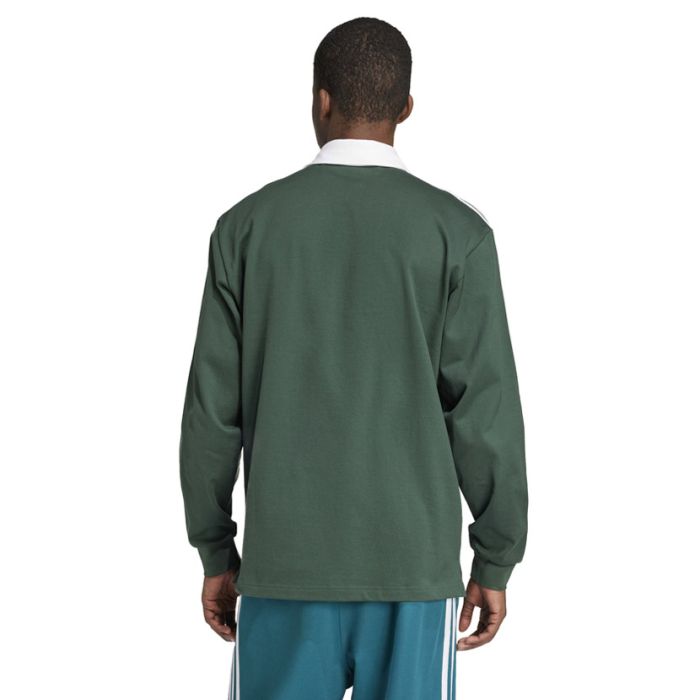 adidas Originals Adicolor Mens Rugby Polo Shirt Green