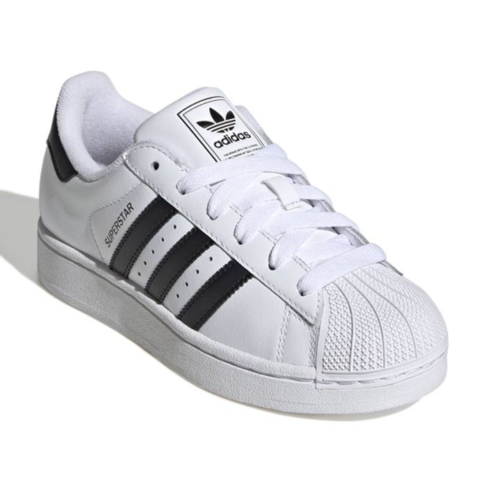 adidas Originals Superstar 2 Shoes Youth White/Black| Side Step