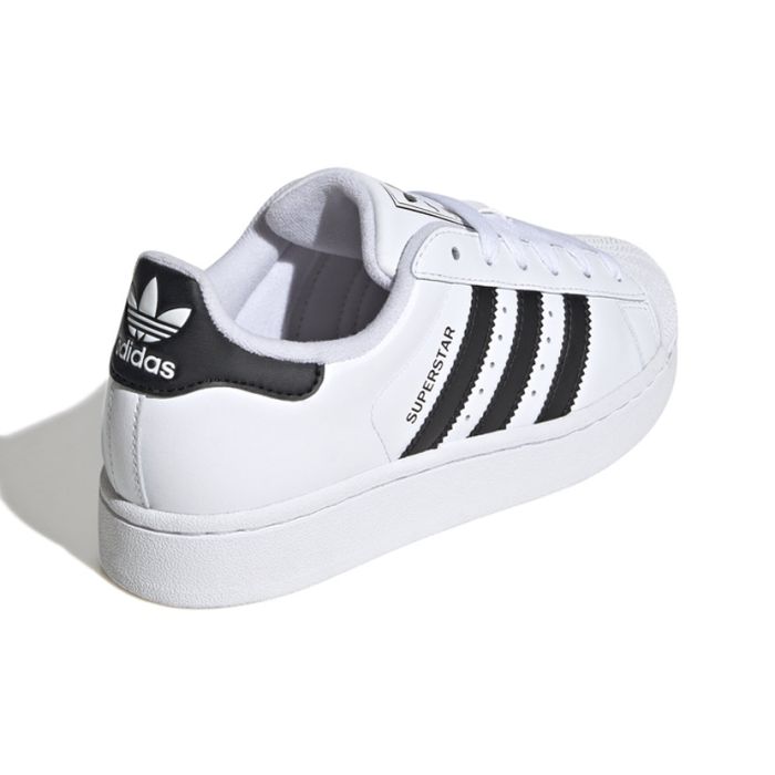 adidas Originals Superstar Shoes Youth White/Black| Side Step