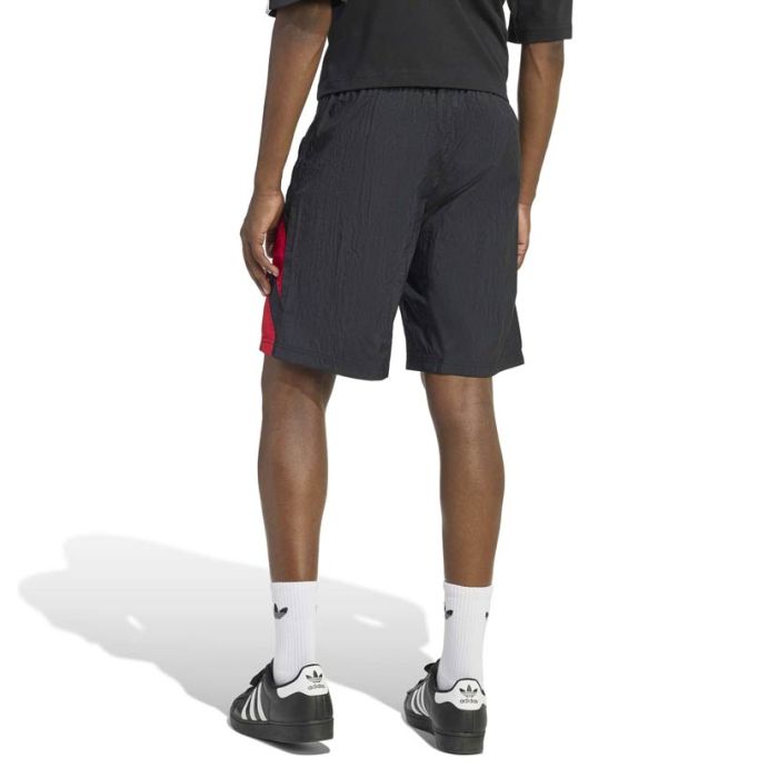 adidas Performance GRFX Shorts Mens Black/Scarlet| Side Step