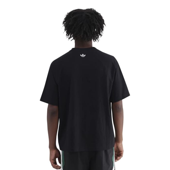 adidas Originals Pocket T-Shirt Mens Black Side Step - Main Image