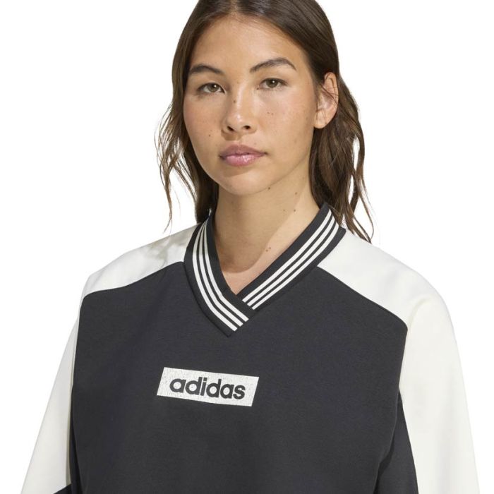 Adidas Originals Adidas Black And White Crew Neck Sweatshirt