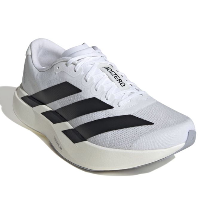 adidas Performance Adizero EVO SL Shoes Mens White/Black | Side Step