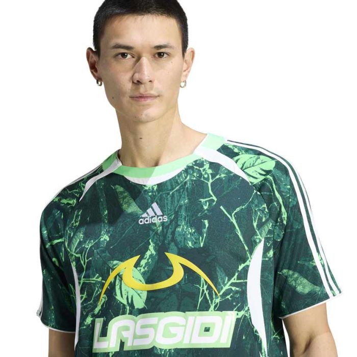 adidas Performance Graphic Lagos Jersey Mens Green/Ivy | Side Step