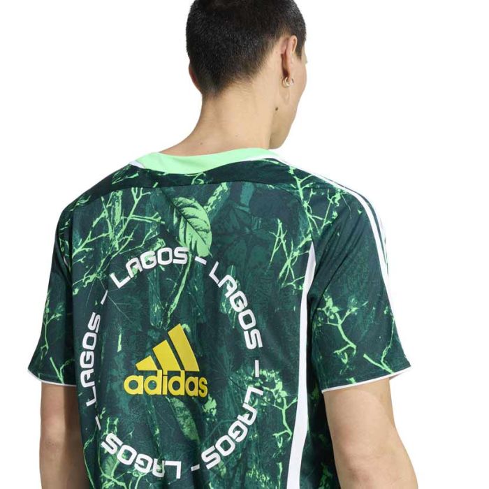adidas Performance Graphic Lagos Jersey Mens Green/Ivy | Side Step