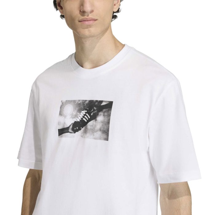 adidad Originals GFX Franchise T-Shirt Mens White | Side Step
