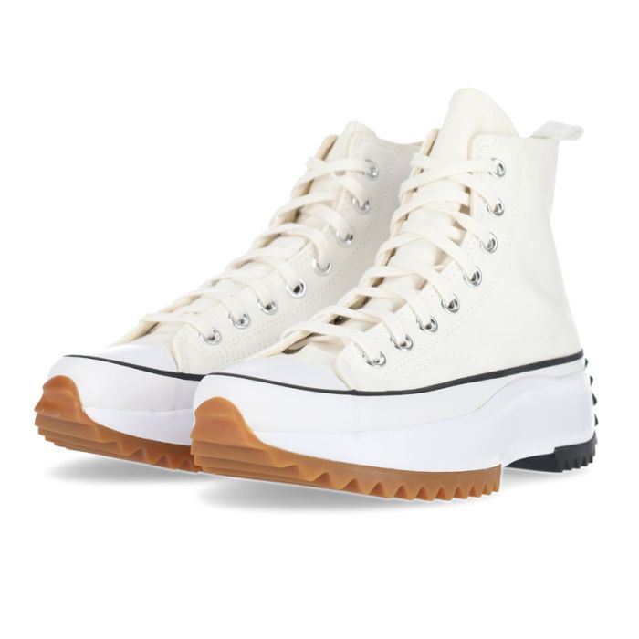 Converse Run Star Hike HI Platform Womens Shoes White - Main Image