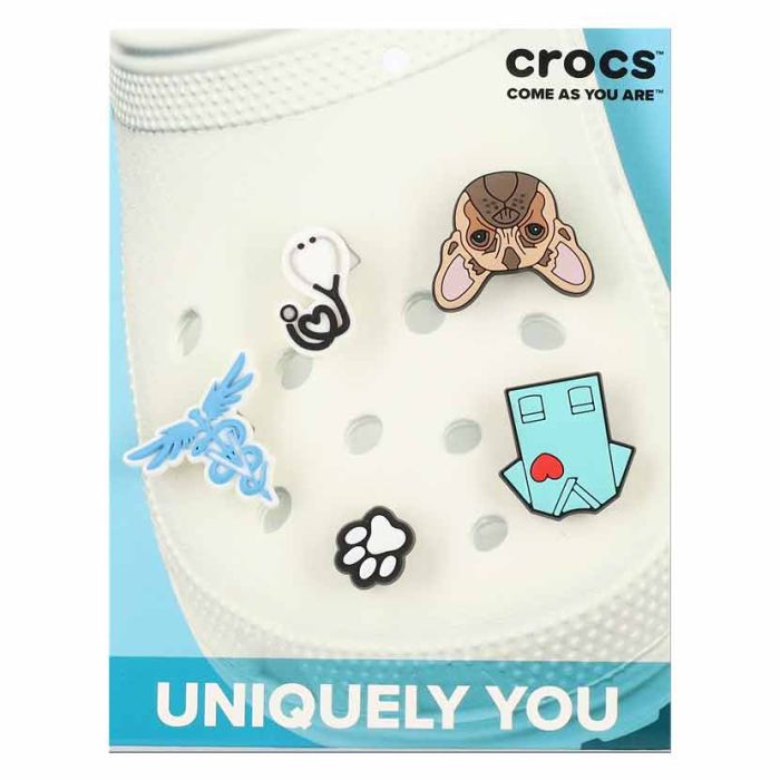 Crocs Vet 5 Pack Jibbitz Side Step