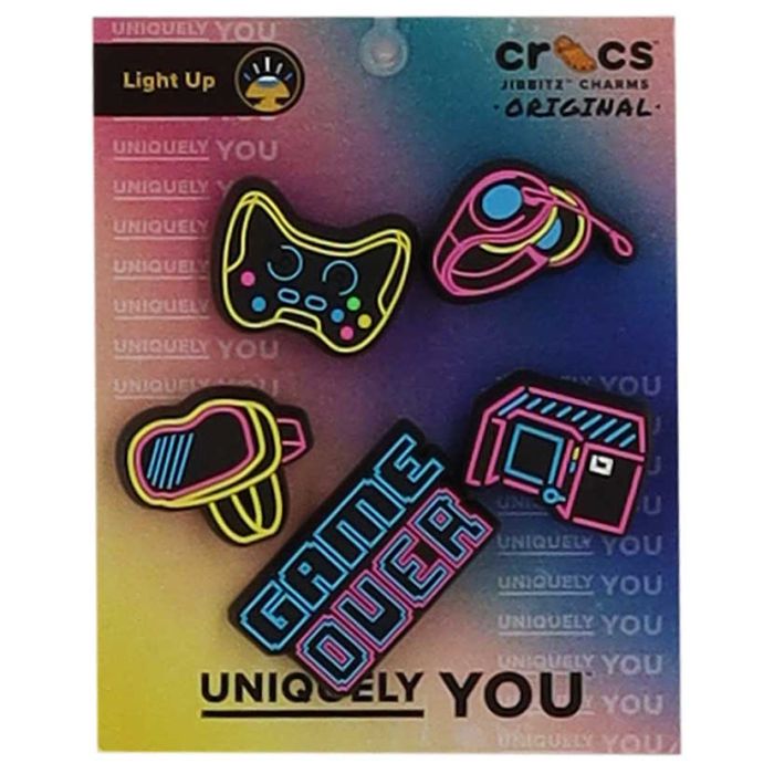 Crocs Light Up Gamer 5 Pack Jibbitz Side Step