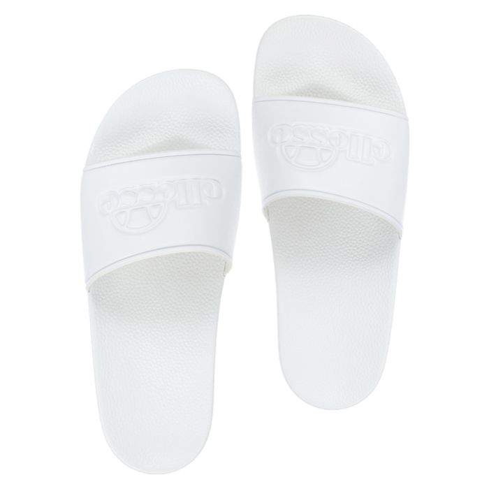 ellesse Sicily Mens Slides Mono White Side Step